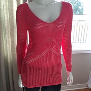 Buffalo S coral knit top